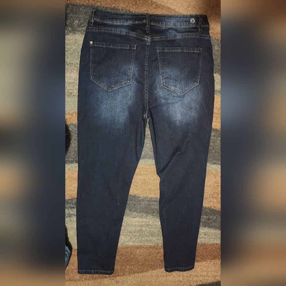 Kensie Dark Indigo Straight Leg Jeans